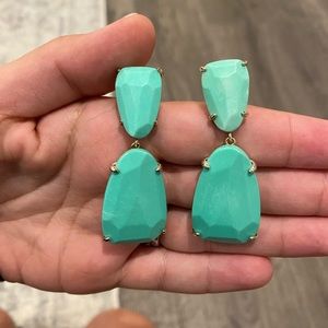 Kendra Scott Mint Statement Earrings